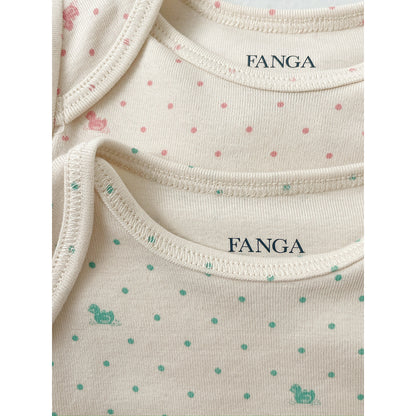 Fanga Fontana Bello Long-Sleeve Bodysuit, Lago Verde - Size 1 - 9 Months