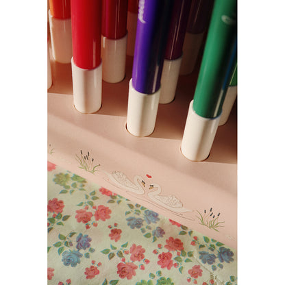 Konges Sløjd Markers in Wooden Holder, 24 Colours – Mizumi big