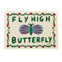 Nephthys Illustrated plakat, Fly High Butterfly - A4