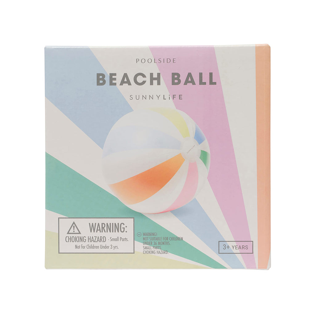 Sunnylife Beach Ball, Pastel Gelato - Ages 3 and Up
