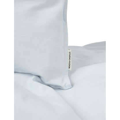 Studio Feder Junior Bedding Set, Organic Percale – Light Blue