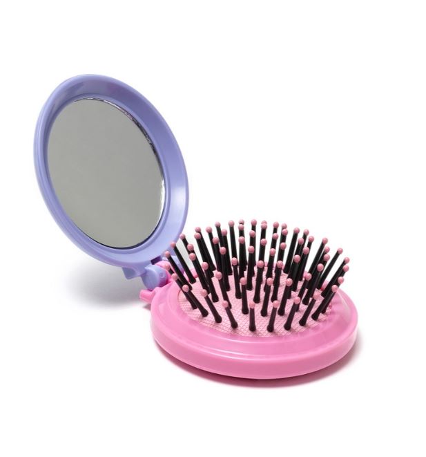Kidek, Hairbrush with Mirror, Unicorn