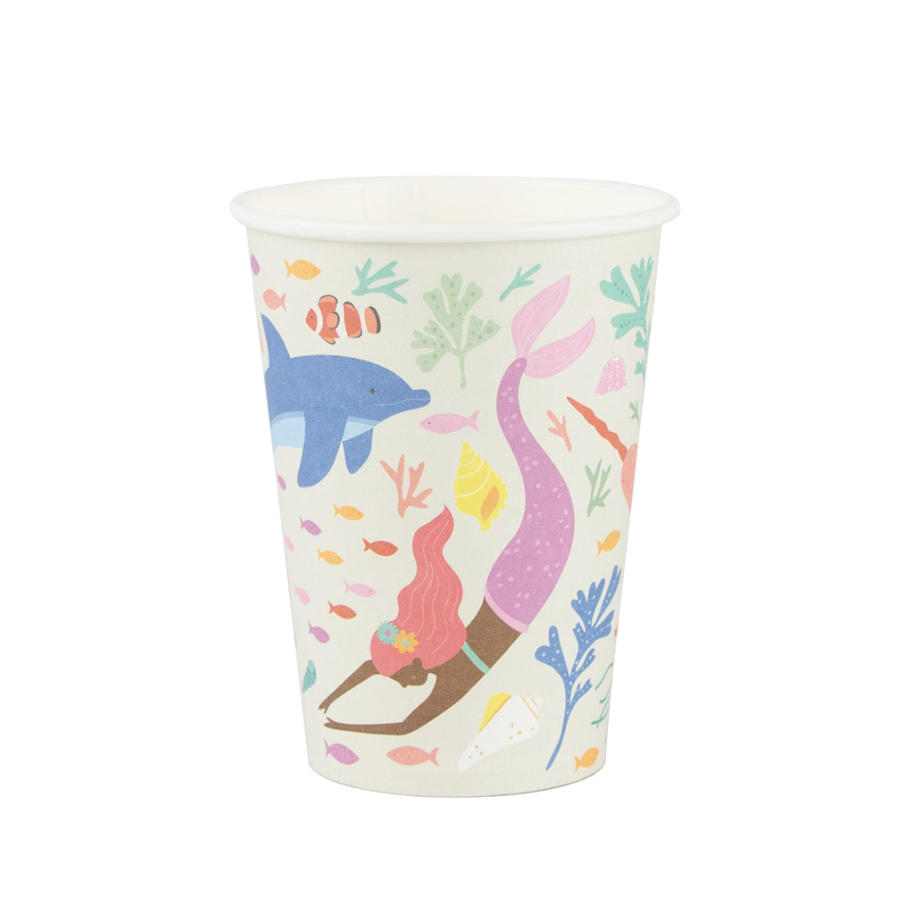 My Little Day Paper Cups, Mermaid – Pack of 8