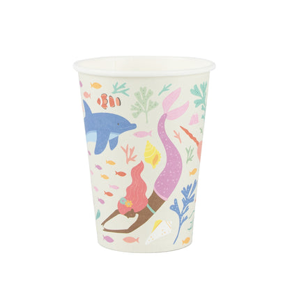 My Little Day Paper Cups, Mermaid – Pack of 8