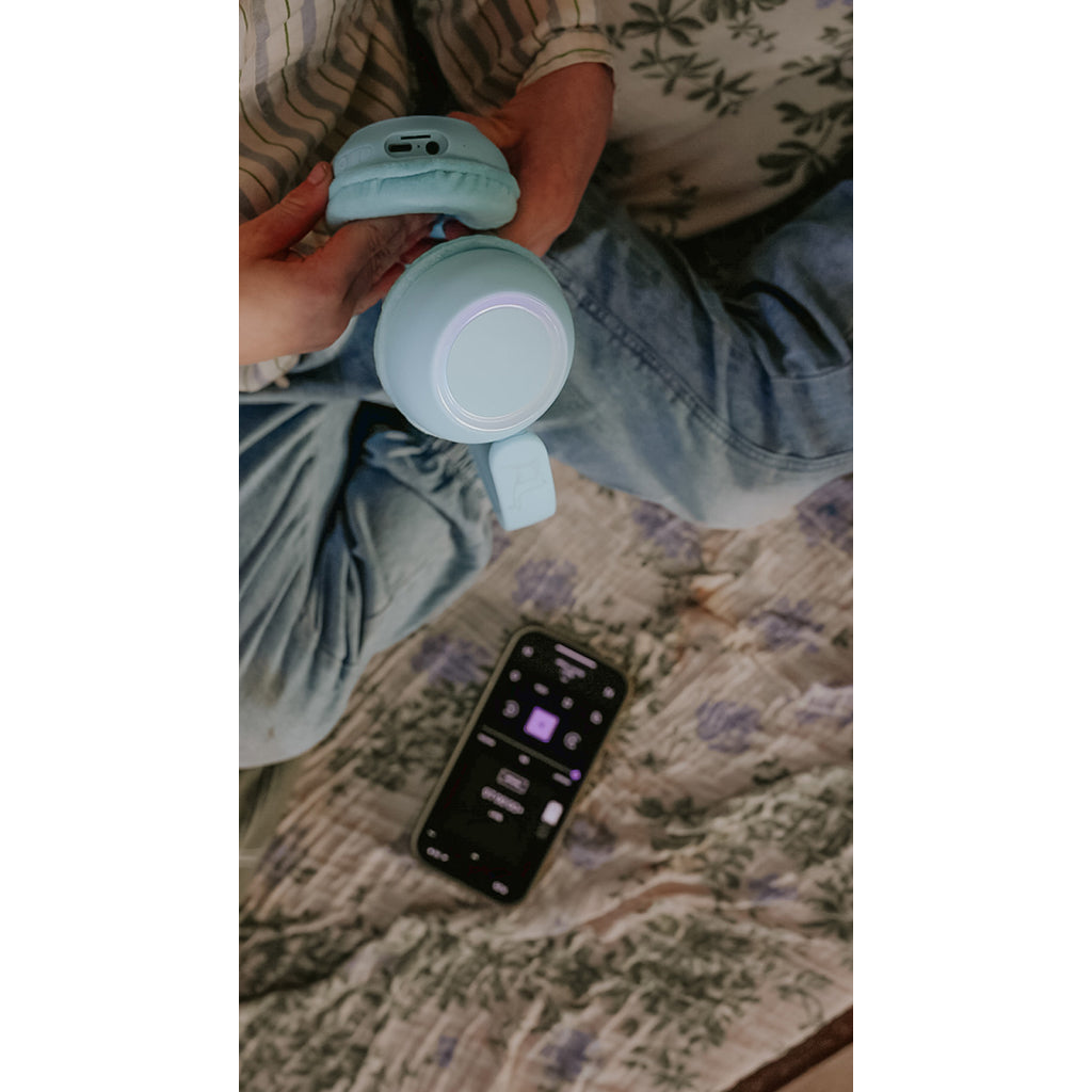 Lalarma Wireless Headphones with Lights for Teenagers and Kids - Purple