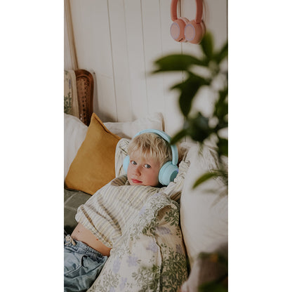 Lalarma Wireless Headphones with Lights for Teenagers and Kids - Purple