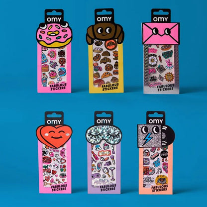 Omy Stickers, Messages