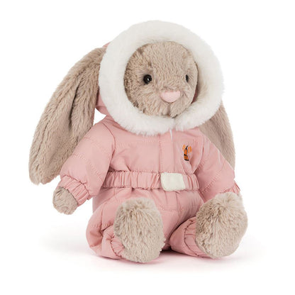 Jellycat Plush Toy, Bashful Bunny, Snow Suit - 31 cm