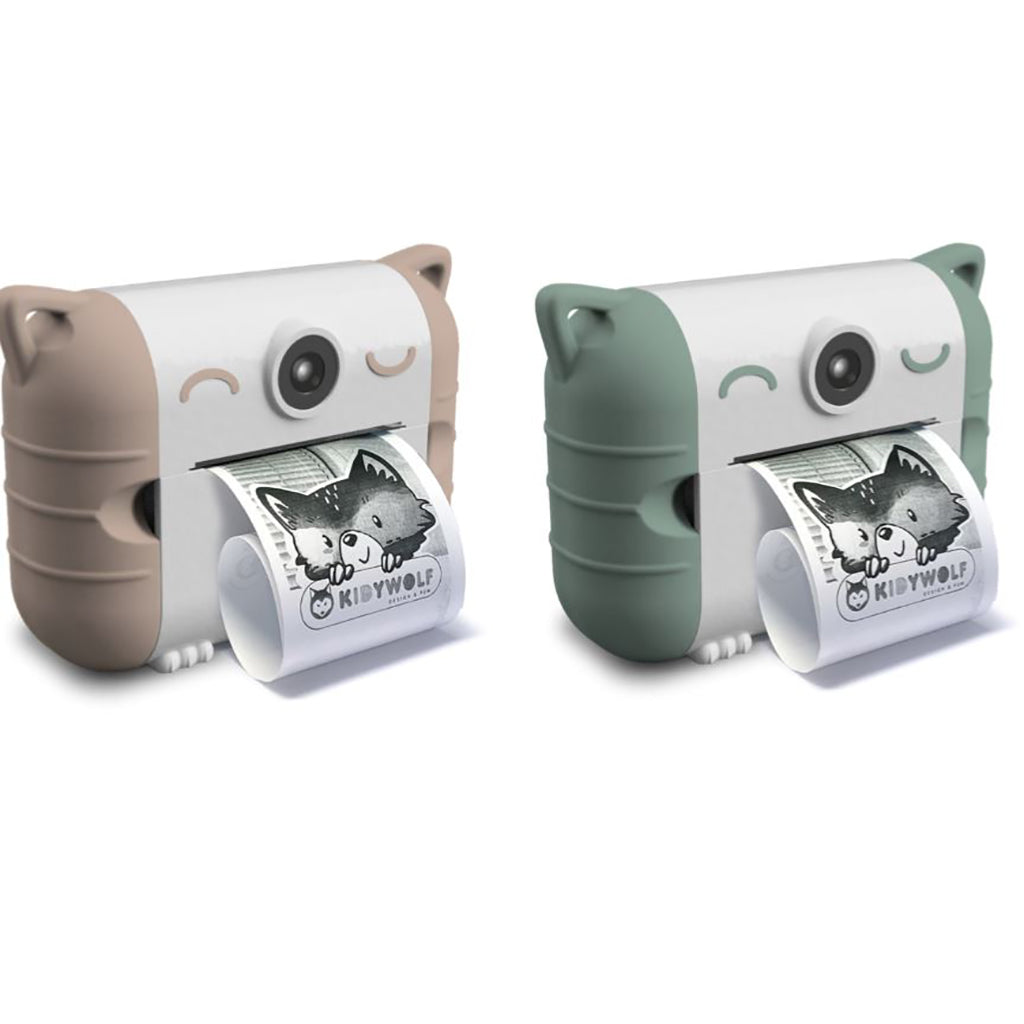 Kidywolf Kidyprint color, print rolls in 3 different colors