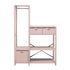 By Aulum Knuden reol m. 3 opbevaringskasser, Blush