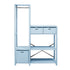By Aulum Knuden reol m. 3 opbevaringskasser, Himalayan Blue