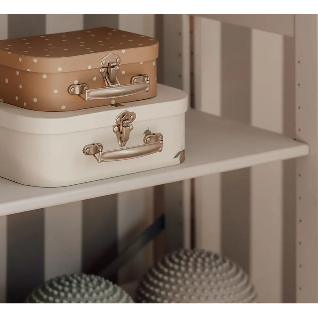 By Aulum Knuden Shelf with 3 Storage Boxes, Mushroom
