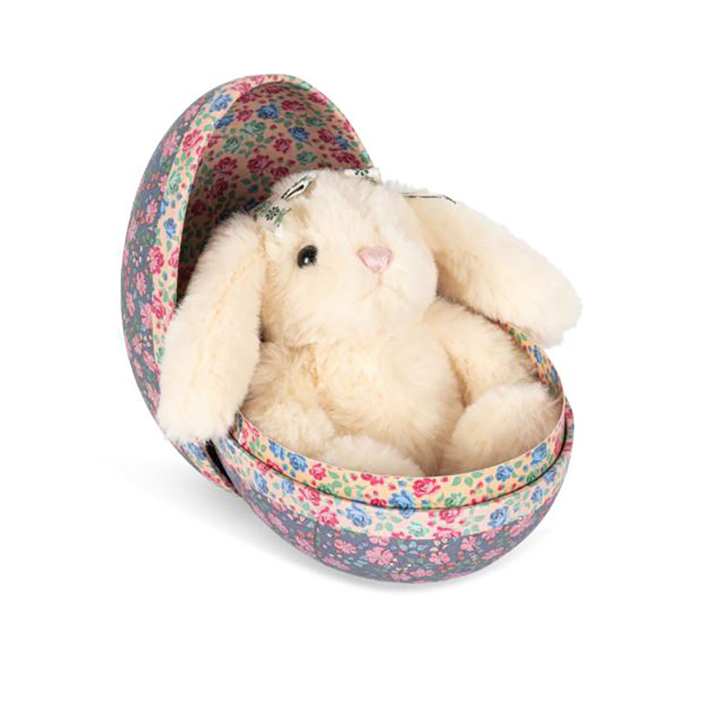 Konges Sløjd Easter Egg and Soft Toy, Easter Bunny - Off White