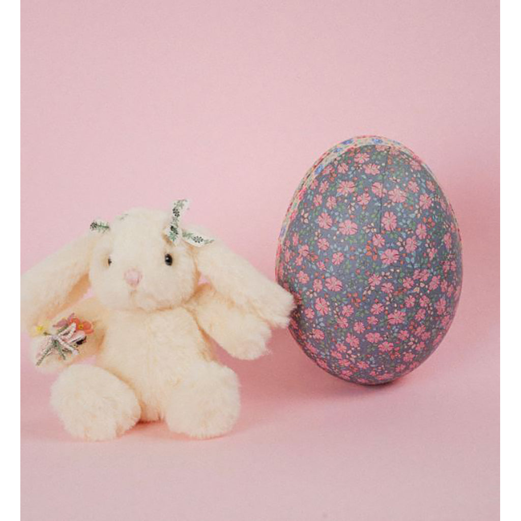 Konges Sløjd Easter Egg and Soft Toy, Easter Bunny - Off White