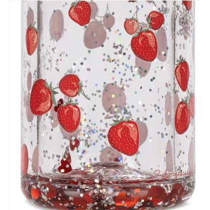 Konges Sløjd Glitter Water Bottle, Fragola