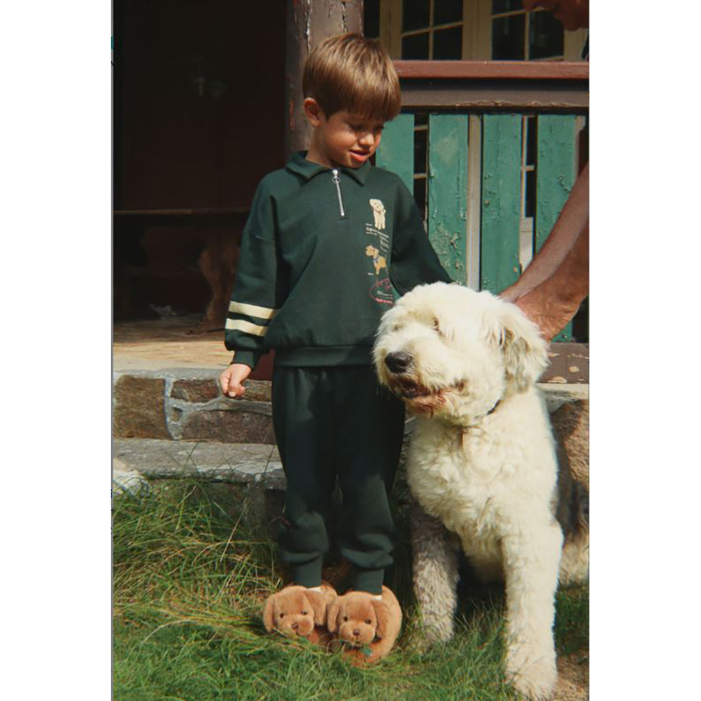 Konges Sløjd Kitty Home Slippers, Chicory Coffee