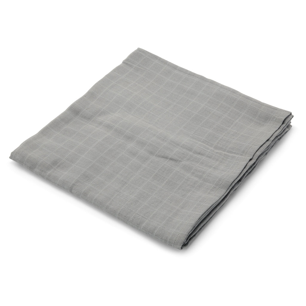 Konges Sløjd Baby Swaddle, Organic Muslin - Sleet