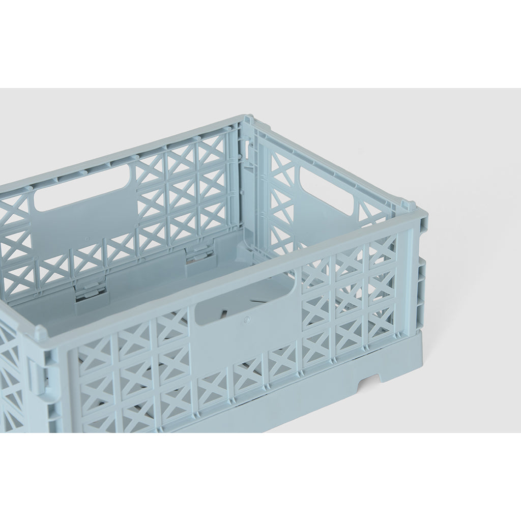 Gergerland Foldable Crate, Size 1 - Lake Blue