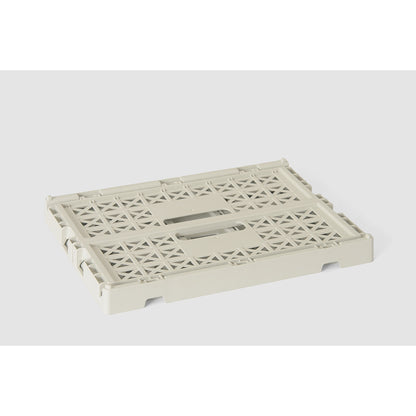 Gergerland Foldable Crate, Size 1 - Light Gray
