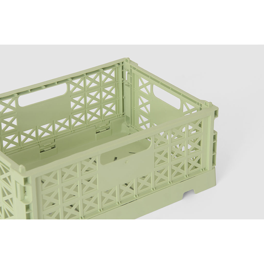 Gergerland Folding Crate, Size 1 - Lime Cream