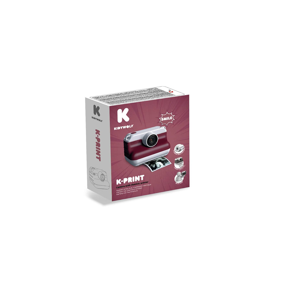 Kidywolf Instant Print Camera for Kids, Red