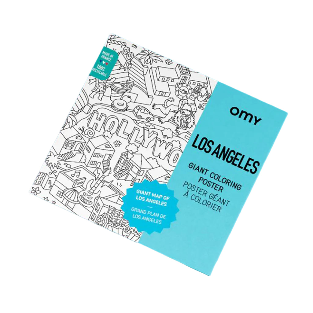Omy Large Coloring Poster, Los Angeles