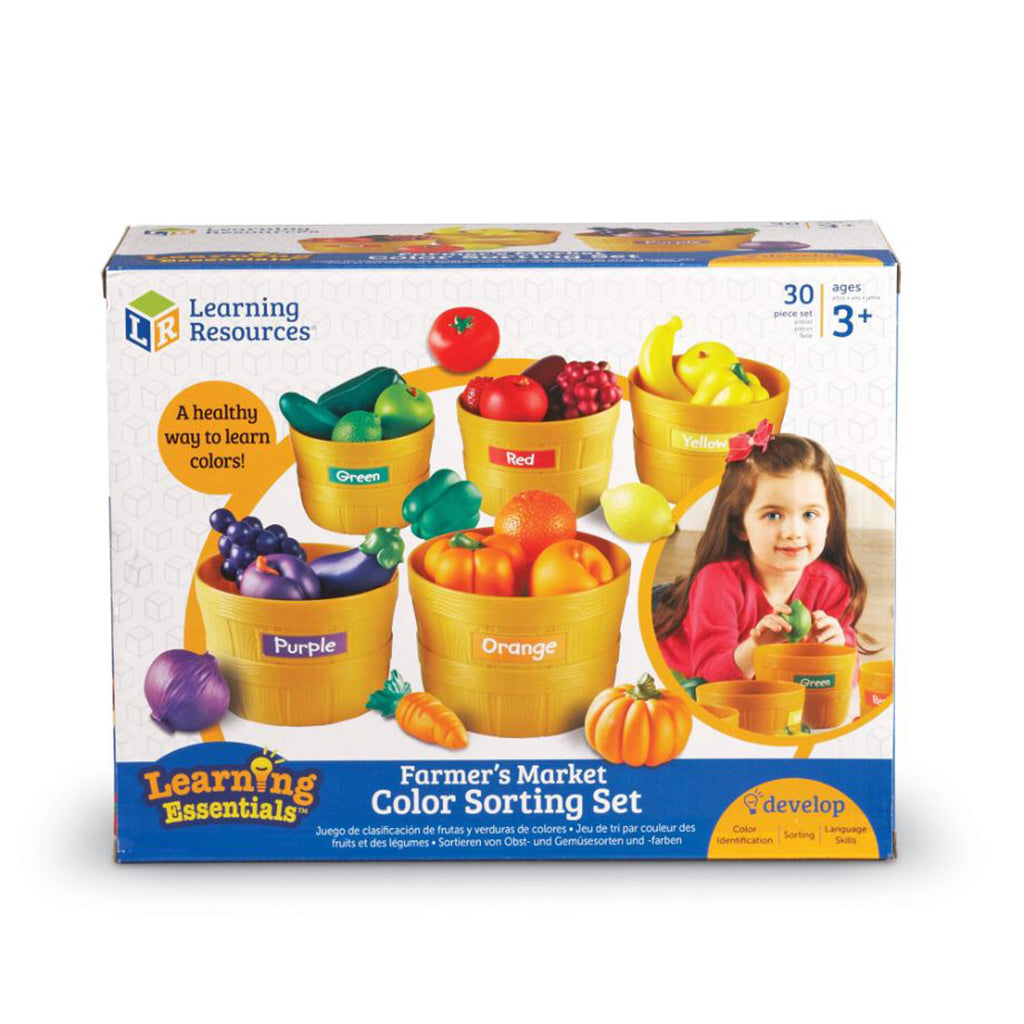 Learning Resources, Learn About Colors – Sorting Set with Vegetables and Fruits