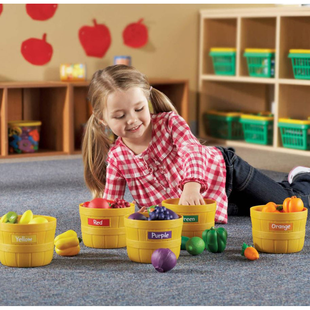 Learning Resources, Learn About Colors – Sorting Set with Vegetables and Fruits