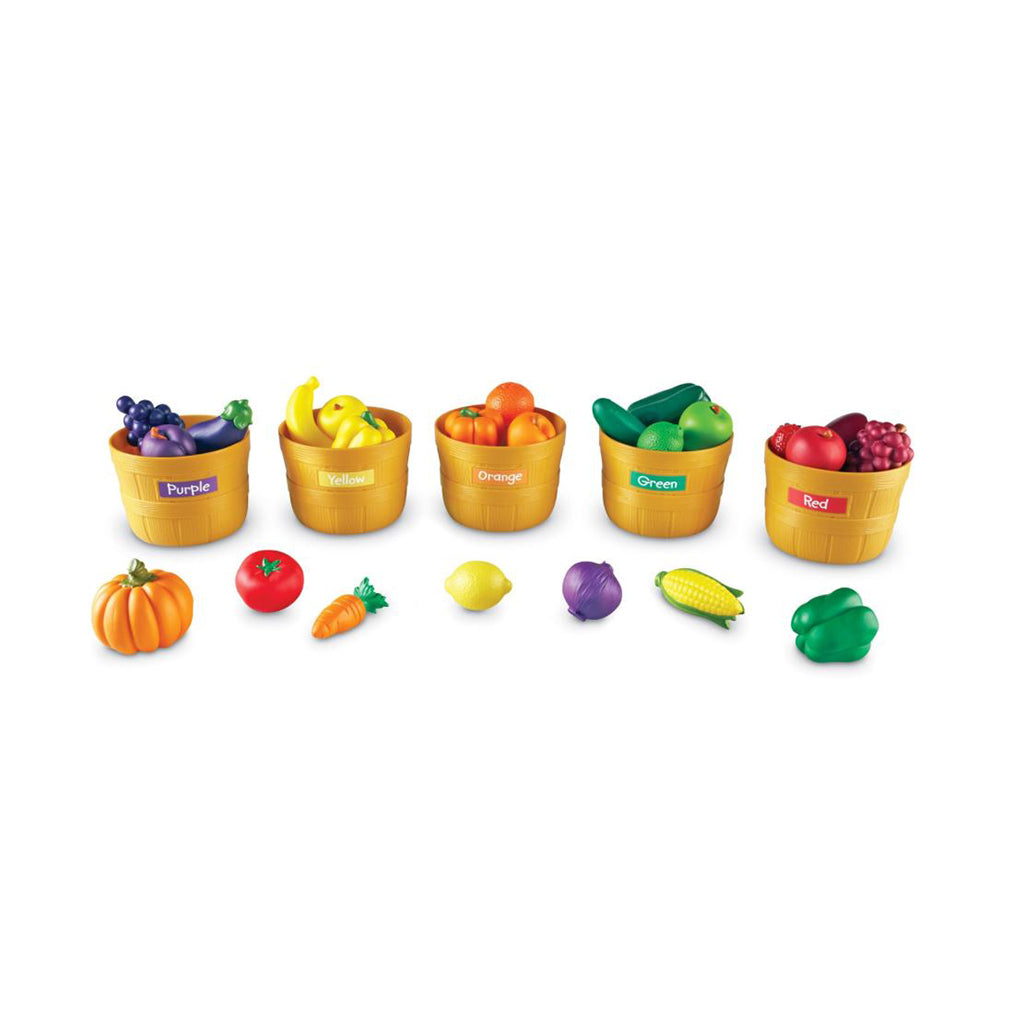 Learning Resources, Learn About Colors – Sorting Set with Vegetables and Fruits