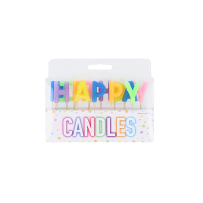 My Little Day Cake Candles, Happy Birthday Multicolor