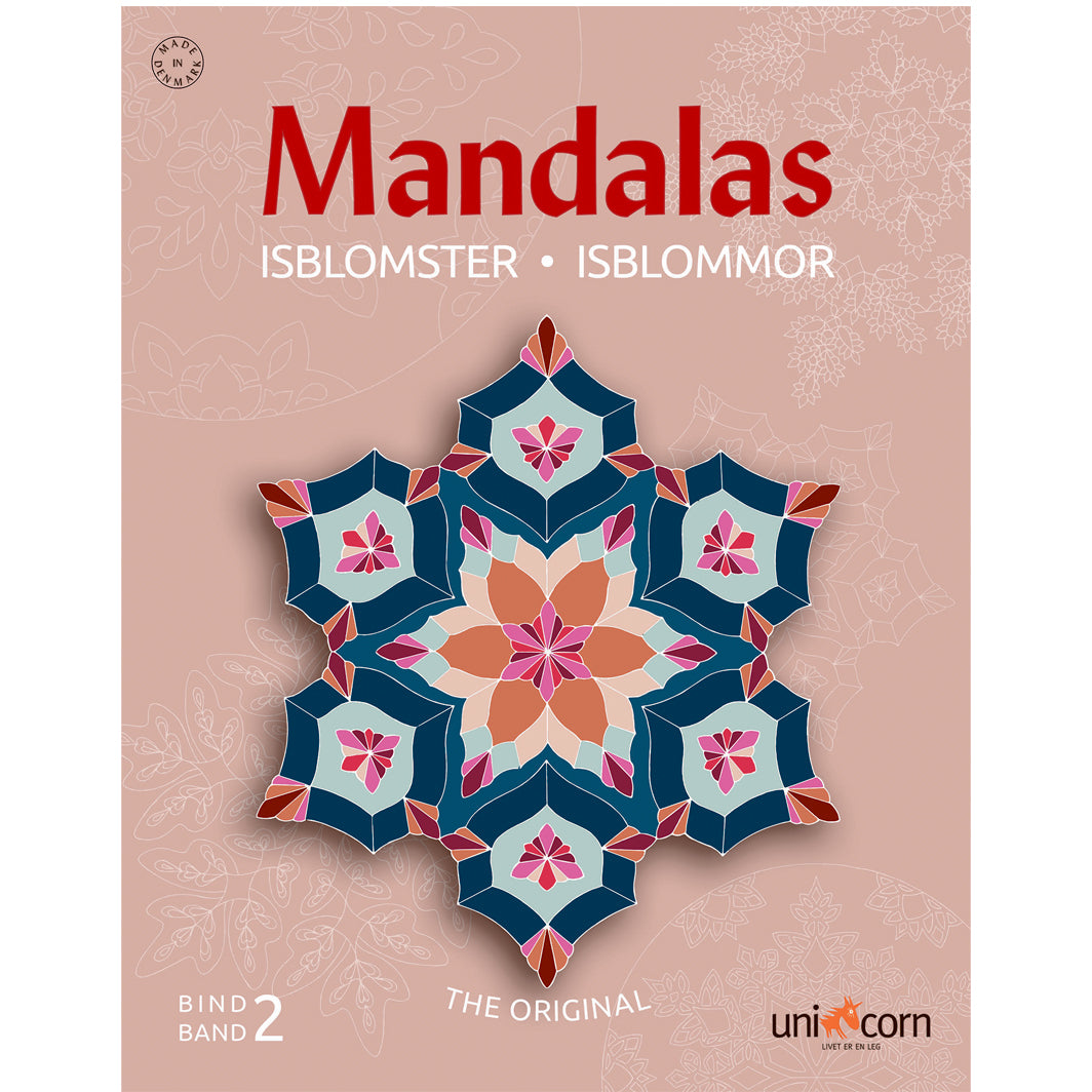 Mandalas Coloring Book, Magical Ice Flowers Volume 2 – Suitable for Ages 8+