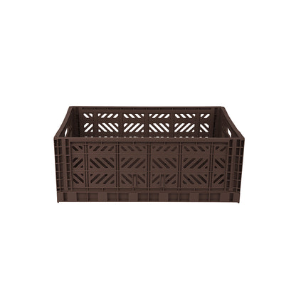 Aykasa Maxi Folding Crate, Chocolate
