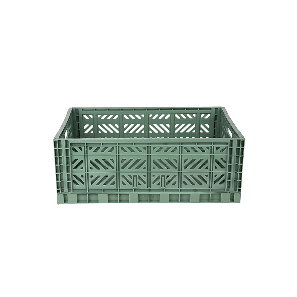 Aykasa Maxi Folding Crate, Almond Green