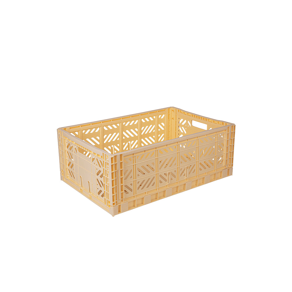 Aykasa Maxi Folding Crate, Banana