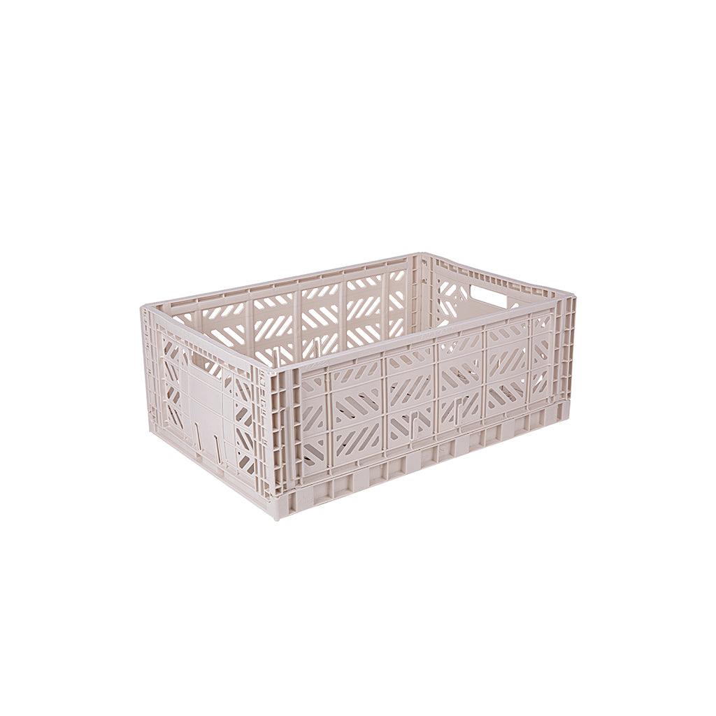 Aykasa Maxi Folding Crate, Coconut Milk