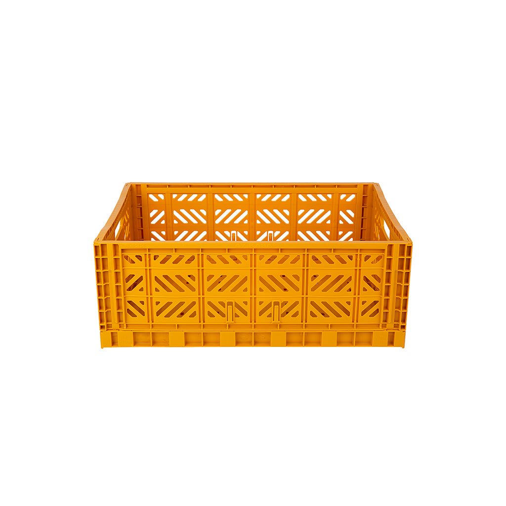 Aykasa Maxi Foldable Crate, Mustard