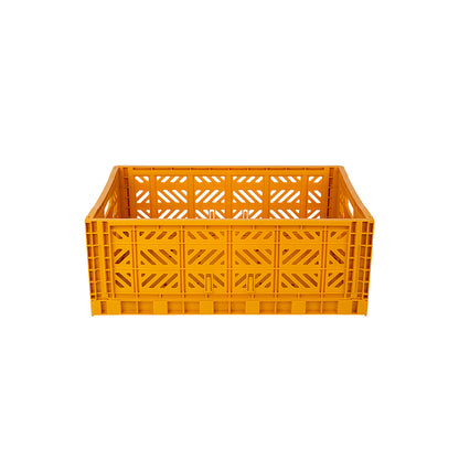 Aykasa Maxi Foldable Crate, Mustard