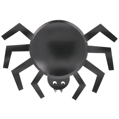 Meri Meri Paper Plates, Halloween, Spider - 8 pcs.