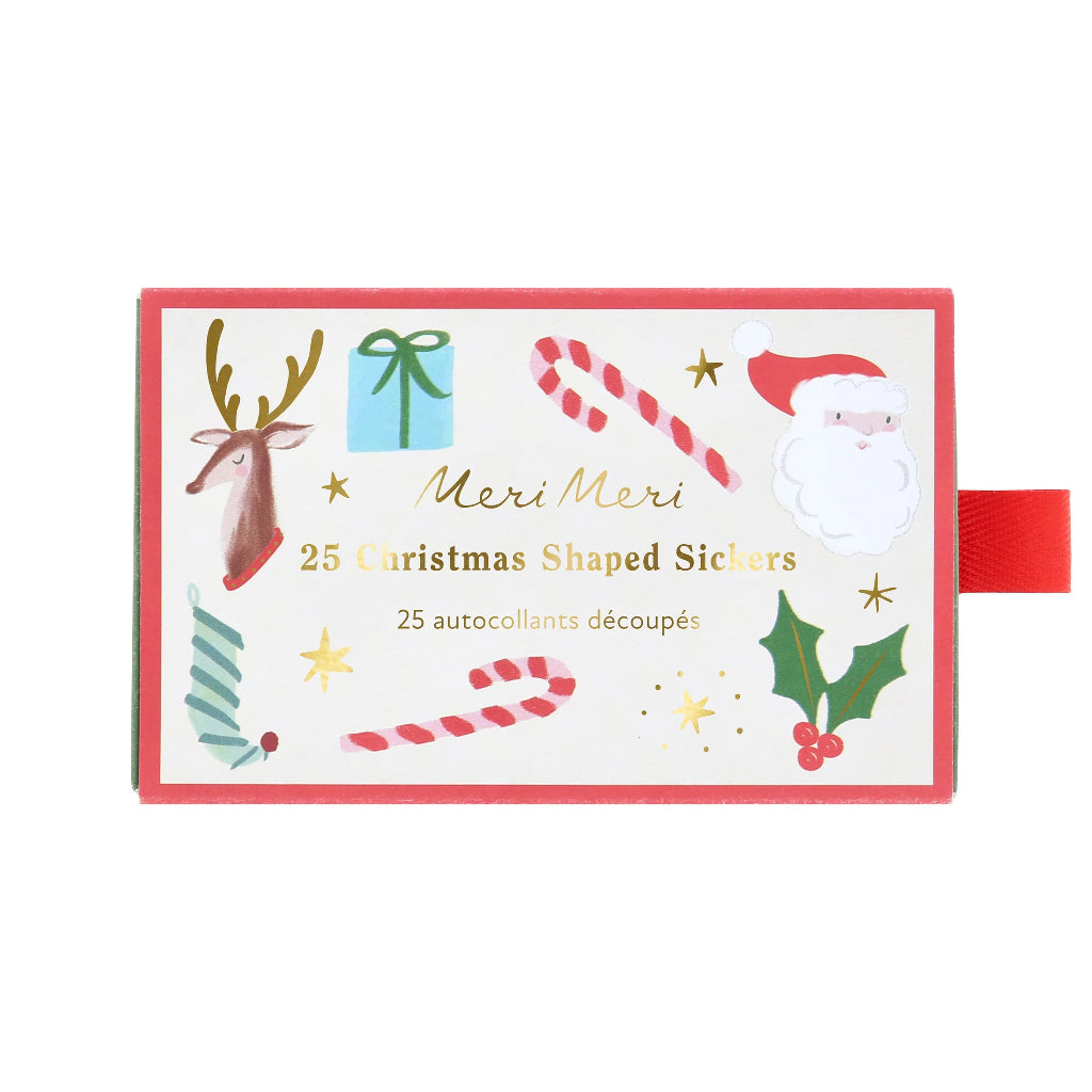 Meri Meri klistermærker, Julemotiver - 25 stk.