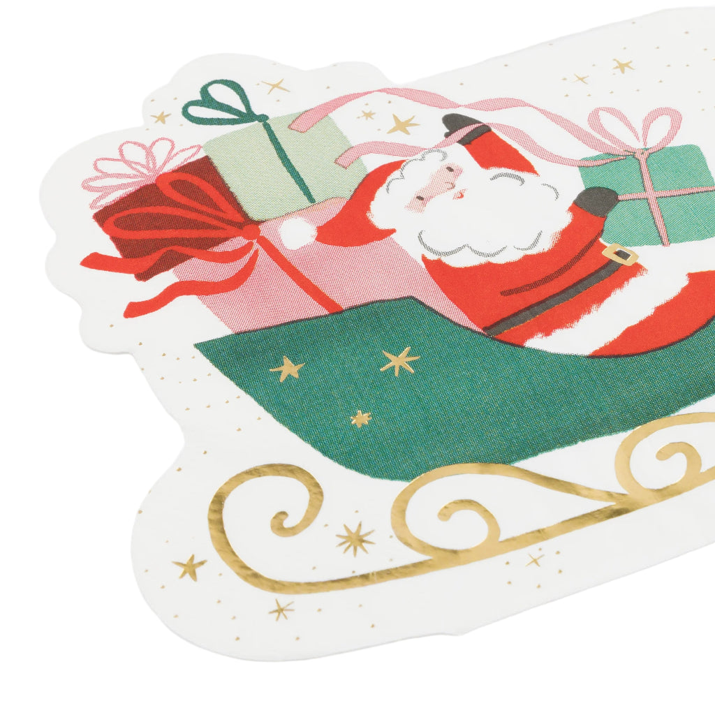 Meri Meri servietter, Julemandens kane - 16 stk.