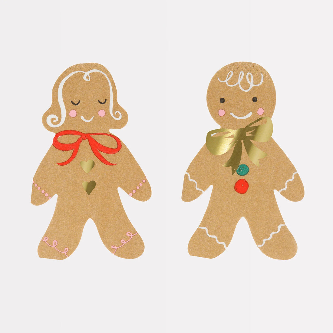 Meri Meri Christmas Napkins, Gingerbread, 16 pcs.