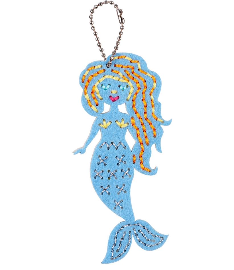 Souza Embroidery Kit – Mermaid Keychain