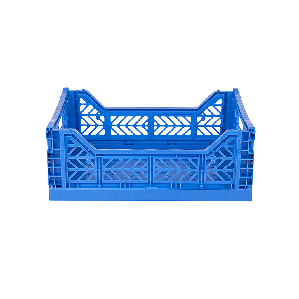 Aykasa Midi Folding Crate, Blue