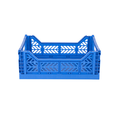 Aykasa Midi Folding Crate, Blue