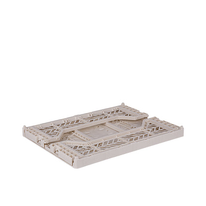 Aykasa Midi Foldable Crate, Coconut Milk