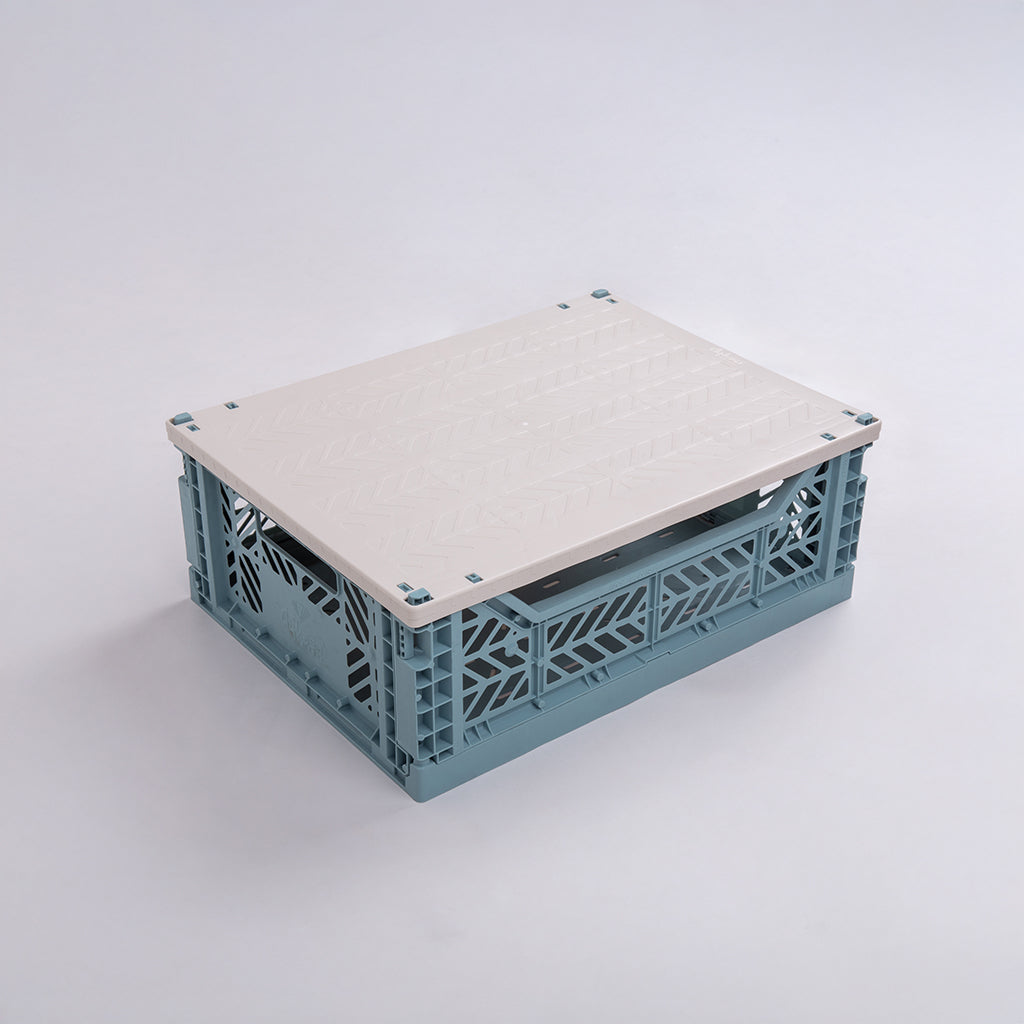 Aykasa Lid for Midi Folding Crate, Coconut Milk