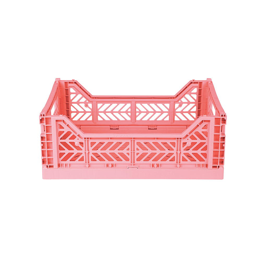 Aykasa Midi Foldable Crate, Strawberry Milk