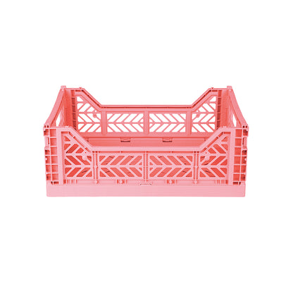 Aykasa Midi Foldable Crate, Strawberry Milk