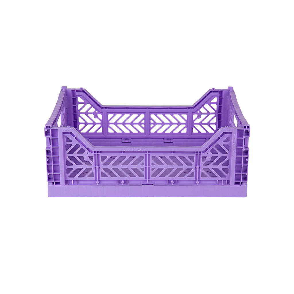 Aykasa Midi Foldable Crate, Taro Milk Tea