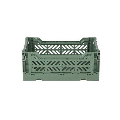 Aykasa Mini Folding Crate, Almond Green